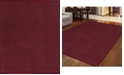 KM Home CLOSEOUT! 782/1711/RED Pesaro Red 5'5" x 7'7" Area Rug